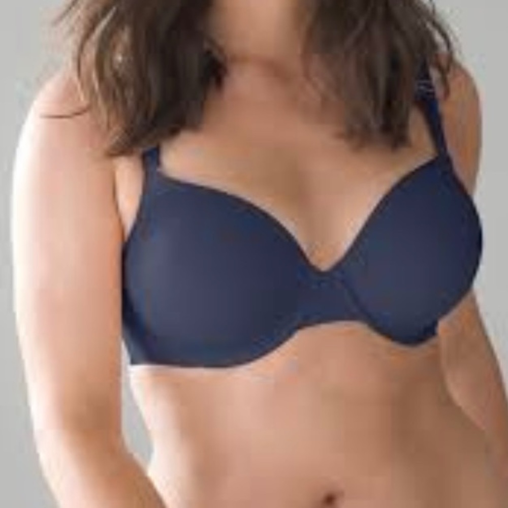 SOMA Vanishing 360 Perfect Coverage Bra Navy Blue 36B